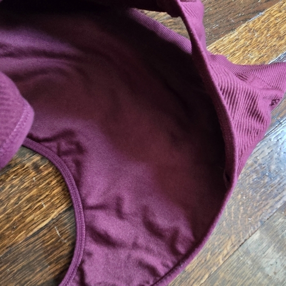 Reebok RBX Maroon Sports Bra Halter Back Large - Picture 5 of 6